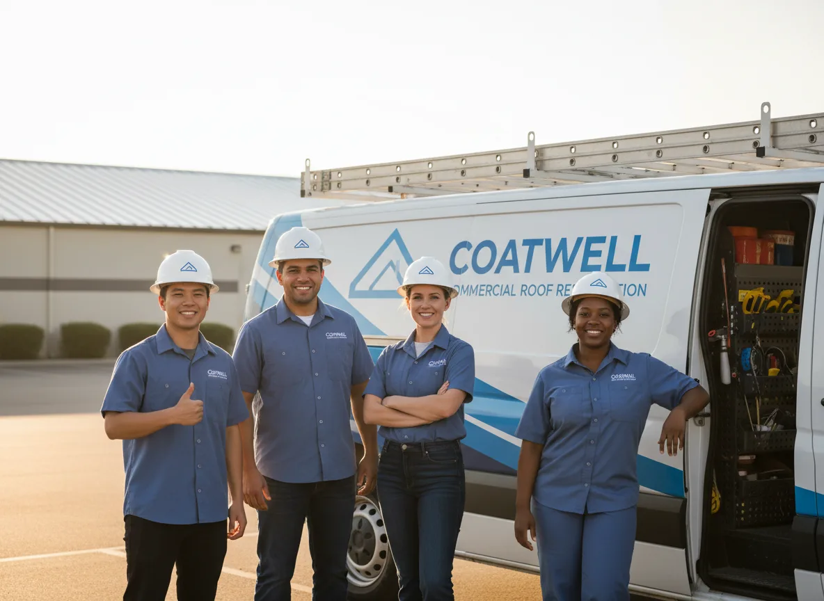 Commercial roof coating company in Pomerene, AZ